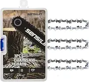 16 Inch Chainsaw Chain R55, Replacement for Stihl 61PMM355, MS 017, MS 170, MS 171, MS 180 C, Oregon 90PX055G, 3/8” LP Pitch .043” Gauge 55 Drive Links