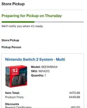 Nintendo Switch 2 Console presale (Pre-order Confirmed)