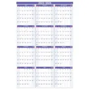 Extra Large 2025 2026 Wall Calendar Floral Design Yearly Planner 34.8 x 23in