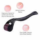 Derma Roller Titanium Micro Needle Anti Hair Loss Regrowth Beard Therapy Tool
