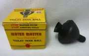VINTAGE WATER MASTER TOILET TANK BALL IN ORIGINAL BOX BLACK USA