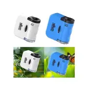 Kids Portable Microscope Handheld Microscope Science Microscope Toy 60x Mini