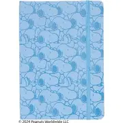 Peanuts Snoopy A5 Embossed Notebook Blue 192 Page