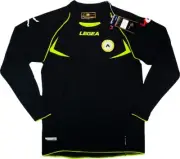 UDINESE 3rd 2012/13 MEDIUM LEGEA BLACK L/SLVE ITALY FOOTBALL JERSEY SOCCER SHIRT