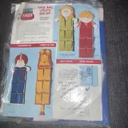 Vintage Needleworking Sewing Kit Kids Shoe Utility Bag Touchdown Tim 1974