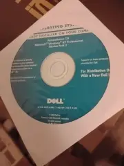 Dell Windows XP Pro w/ Service Pack 3 Re-Installation CD Disc Unused
