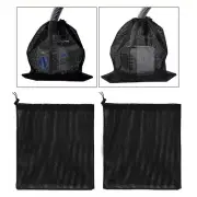 Pump Filter Mesh Bag Mesh Anti-clog Pump Barrier Bag with Drawstring -
