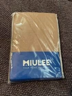 Miulee Brown Panel Curtains (2) Measures 52"x*96"