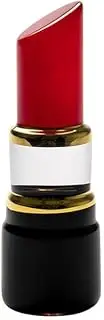 Kosta Boda Make Up Lipstick Poppy Red Figurine