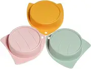 3Pcs Silicone Dog Can Lids Pet Food Sealing Covers for Canned Food Reusable and Easy to Clean for Keeping and Preventing Spoilage