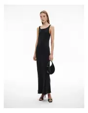 [Witchery] Fluid Slip Dress in Black