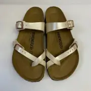 Birkenstock New with Box Mayari Graceful Pearl White Birko-Flor Nar Select Size