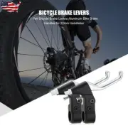 1 Pair Bicycle Brake Levers Aluminum Bike Cycling 22mm Handlebar Brake Handles