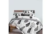 FLORA LEAVES Quilt Doona Duvet Cover Set