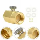 Brass TR21-4 To W21.8-14 CO2 Adapter For Filling For Sodastream Water Bubblers