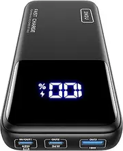 INIU Power Bank, 65W 20000mAh Fast Charging Laptop Portable Charger, USB C in&Out Tablet Powerbank, Battery Phone Charge for iPhone 16 15 iPad MacBook Airpods Steam Deck etc.