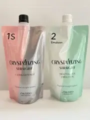 SHISEIDO Crystallizing Straight S Straightener 1S+2 800g Neutralizer Emulsion