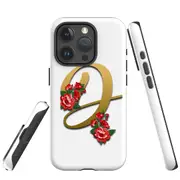 For iPhone 15 Pro Max Case, Shielding Cover, Letter D
