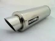 Hawk Honda CBR500r 2012 12 + GP3 Motorrad GP Stainless Race Exhaust Can Silencer