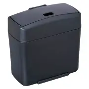 SEIWA car trash can slim dust box with weight black W654