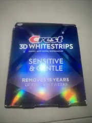 Crest 3D Whitestrips Sensitive & Gentle Removes 15 Years Of Stains