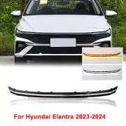 For Hyundai Elantra 2023-2024 Front Bumper DRL Grille LED Daytime Running Light