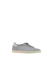 Brunello Cucinelli Low-Top Wool Sneaker Men Light Blue