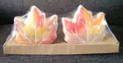Vintage KMart Fall Autumn Leaves Salt and Pepper Shakers New Factory Sealed NOS