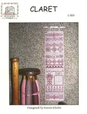 Rosewood Manor Designs / Karen Kluba ~ C-003 Claret Chart + Charm