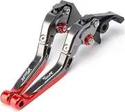 for Ya&maha YZF600R for Thundercat 1994-2005 Motorcycle Adjustable Brake Clutch Lever Handle Hand Grips Handle Brake Clutch Levers(12)