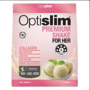 Optislim Premium Shake For Her 784g Meal Replacement for Weightloss - Vanilla