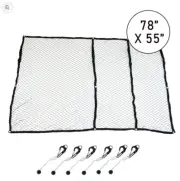Boxer FlexFit Adjustable Truck Bed Cargo Net 78" x 55" 77095