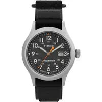 在飛比找PChome24h購物優惠-【TIMEX】天美時 遠征系列 40毫米戶外手錶 (銀框x黑