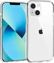TENOC Phone Case Compatible for iPhone 13 Mini, Clear Case Shockproof Protective Bumper Slim Cover for 5.4 Inch 2021 Release