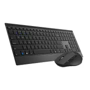 [9500M] Bluetooth & 2.4G Wireless Multi-mode Keyboard Mouse Combo Black 1300DPI