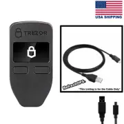 Trezor One - Crypto Hardware Wallet USB Cable Transfer Charger Replacement