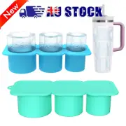 Silicone Ice Cube Tray for Stanley Ice-Cube Maker 3 Hollow Cylinder Ice Cube NEW