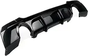 Rear Bumper Diffuser Lip Car Replacement Guard Protector Cover Auto Parts 、Compatible For B-MW 、E92 E93 328i 335i 2007-2013 Coupe/Convertible(Glossly black)