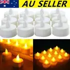 24-120pcs LED Tea Light Tealight LED Candle Flameless Wedding Decoration Battery