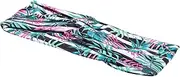[JUMPLAWN] Elastic Sports Headband Stylish Knotted Sweatband for Yoga Running and Gym Breathable and Quick-Drying Comfortable Fit for Men and Women Hawaiian-