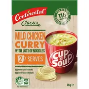 Continental Classics Cup a Soup Mild Chicken Curry 58g