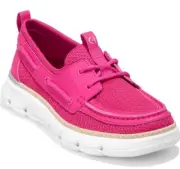 Cole Haan Women's zerogrand Regatta Boat Shoe- Pink/Gray/White- Size 9- NIB