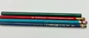 Vintage Pencils Faber Super-Flex Berol Turquoise American NOS USA