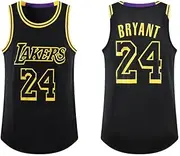Men's Basketball Jersey No.24 B-ryant Adult's Basketball Jersey100% High-quality Polyester Breathable Unisex Sleeveless Outdoor Sportswear