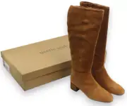 Gentle Souls by Kenneth Cole Women's Ella Stove Pipe Boot in Brown - Size 6.5