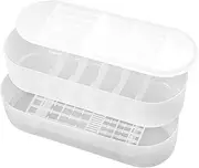 HEALSOPTHY Battery Storage Detection Transparent Hard Case for Aa Aaa and Other Batteries Lightweight Compact Easy to Carry Organizer for Home and Travel Use
