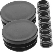 [WHAMVOX] Leg Caps for High Chairs 100pcs Non Slip Square Furniture Pads Chair Leg Protectors Plastic End Caps Wood Floors