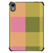 iPad mini (6th gen) iPad Impact Case PINK AND GREEN CHECK by teklan