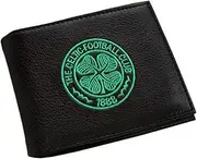 [Celtic F.C.] New Official Football Club Embroidered Leather Wallets (celtic Fc Crest)