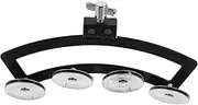 JOINPAYA Snare Drum Rattle Hand Bells Instruments Drum Mount Shaking Bell Music Accessory for Beginners